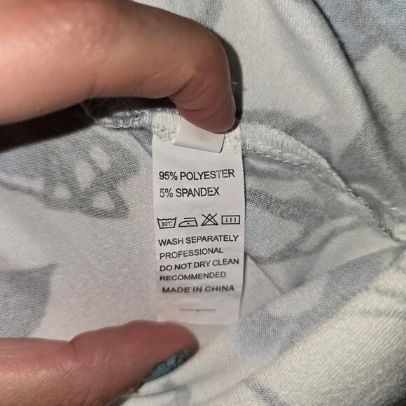 Blue and White Sundress Plus Size 3XL - Picture 3 of 4